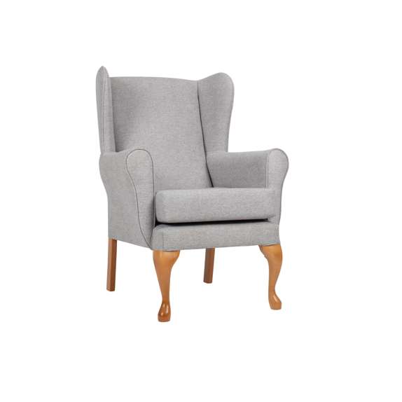 QUEEN ANNE FIRESIDE CHAIR 